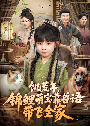 饥荒年，锦鲤萌宝靠兽语带飞全家（75集）更新短剧精彩不断