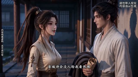 诗冠天下：靠作诗逆天改命（52集）短剧限免全集任你点