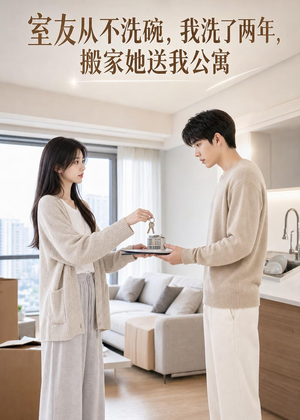 室友从不洗碗，我洗了两年，搬家她送我公寓（47集）深夜短剧精彩分享