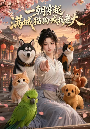 一朝穿越，满城猫狗喊我老大（103集）最火爆的热门短剧